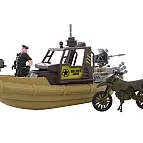 Vojenská sada se člunem