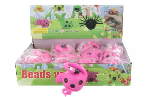 Antistresový míček plameňák 12/bal