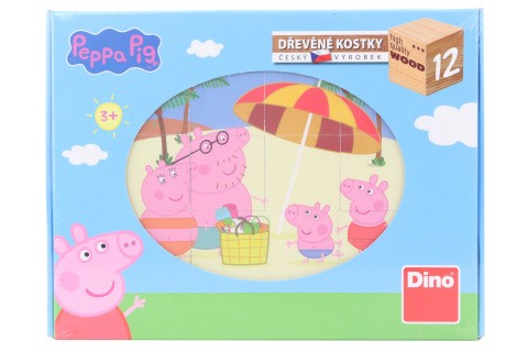 Dřevěné kostky - Peppa Pig 12