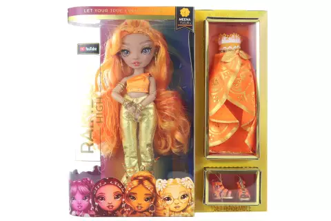 Rainbow High Fashion panenka, série 4 - Meena Fleur (Saffron) TV