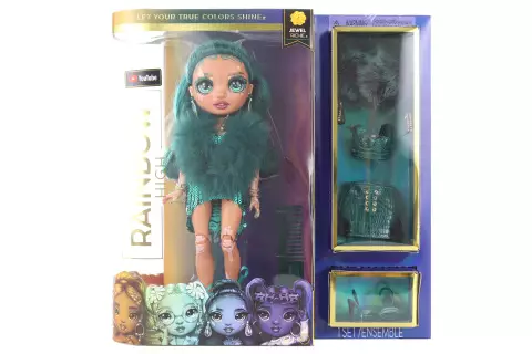 Rainbow High Fashion panenka, série 4 - Jewel Richie (Emerald)TV