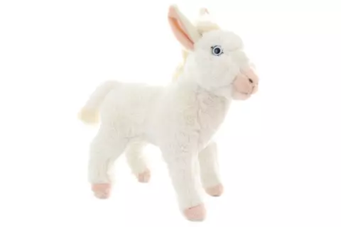 Plyš Osel bílý 25 cm