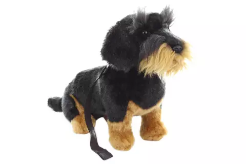 Plyš Jezevčík s vodítkem 29 cm