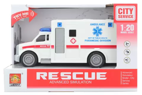 Sanita bílá na baterie