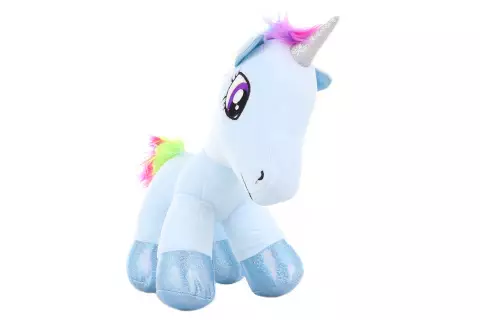 Plyš jednorožec modrý 32 cm
