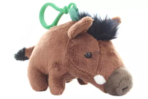 Plyš Prase divoké klíčenka 24/bal