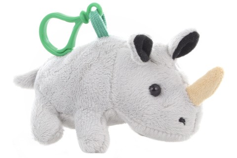 Plyš Nosorožec klíčenka 24/bal