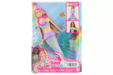 Barbie Blikající mořská panna blondýnka HDJ36