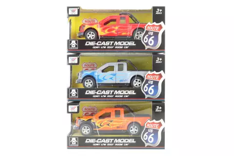 Jeep kovový  na zpětný tah