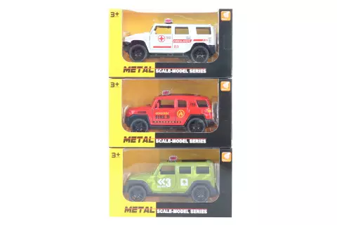 Kovové auto  se zvukem a světlem