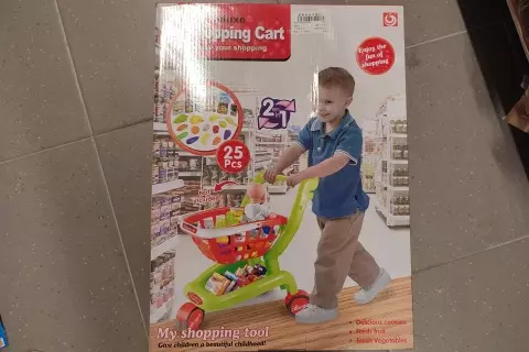 Nákupní košík s doplńky