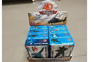 Letadlo 4D skládací 8/bal