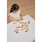 Dřevěné puzzle protiklady