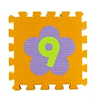 Pěnové puzzle 9 ks čísla