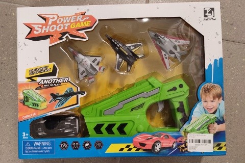 Vystřelovačka + autíčko a letadla