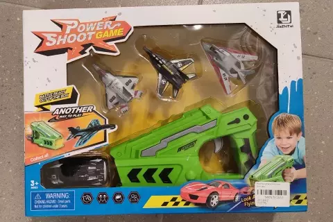 Vystřelovačka + autíčko a letadla