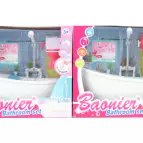 Sada vana + wc pro panenky baterie