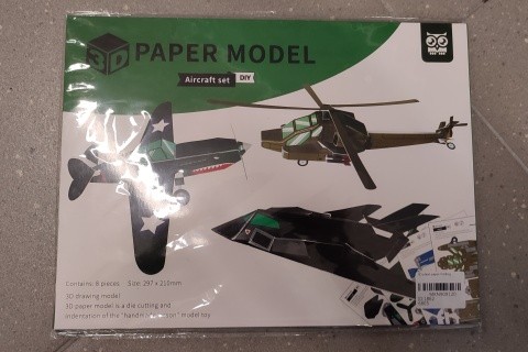 Skládací letadla 3D