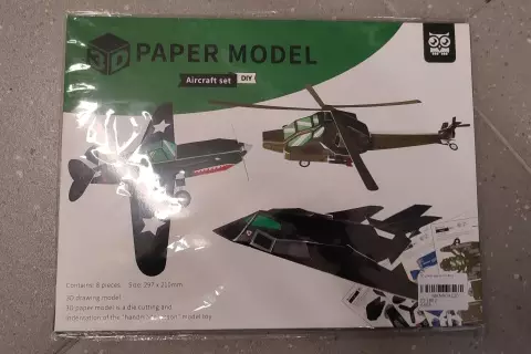 Skládací letadla 3D