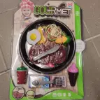 Jídlo na kartě se steakem