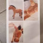 Plyš Kůň zvukový  nosnost 100 kg