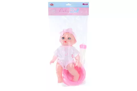 Miminko čůrací růžové s doplňky