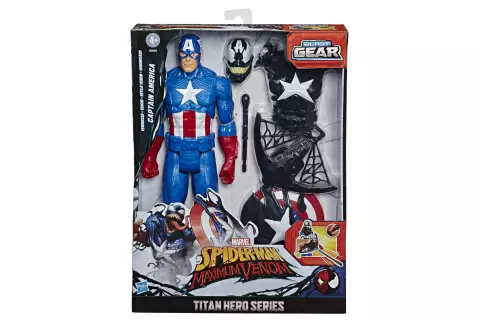 Avengers Figurka Captain America s power fx příslušenstvím