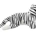 Plyš Tygr bílý 20cm