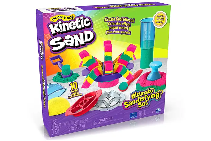Kinetic Sand Ultimátní Sada Písku s Nástroji POŠKOZENÝ OBAL
