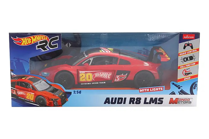 Hot Wheels RC Audi R8 LMS na dálkové ovládání POŠKOZENÝ OBAL