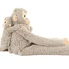 Plyš Opice s mládětem 82 cm