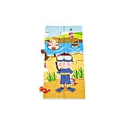 Dřevěné puzzle 24 dílků - léto