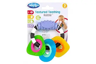 Playgro - Kousací chrastítko s tvary