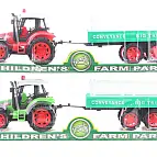 Traktor setrvačník s přívěsem setrvačník