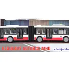 Autobus s českým hlasem na setrvačník 44 cm