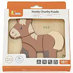 Dřevěné puzzle pro nejmenší - Koník