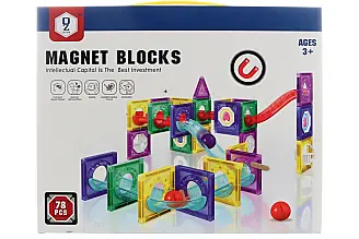 Kuličková dráha magnetická 78 dílků