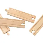 Vláčky Max - 15cm rovné koleje 4 ks