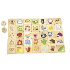 Dřevěné puzzle - smysly