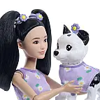 Barbie Dvojí kostým-Květiny JFP39