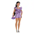 Barbie Deluxe modelka - Fialové šortky JFP43