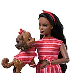 Barbie Dvojí kostým-Pruhy JFP37