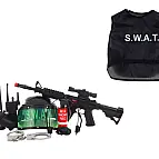 Policejní sada s helmou