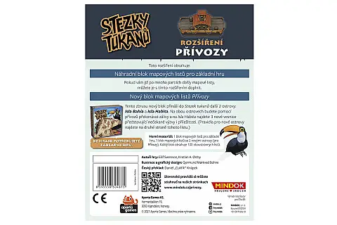 Stezky tukanů: Rozšíření přívozy