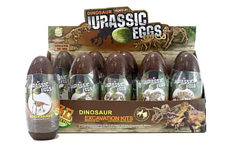 Skládací kostra dino 10/bal