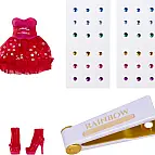 Rainbow High Be Dazzling Fashion panenka - Vivienne Rouge (Red)
