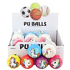Míček jednorožec 6 cm 24/bal