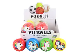 Míček jednorožec 10 cm 12/bal