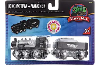 Vláčky Max - Souprava na uhlí