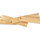 Vláčky Max - 20cm rovné koleje 4 ks